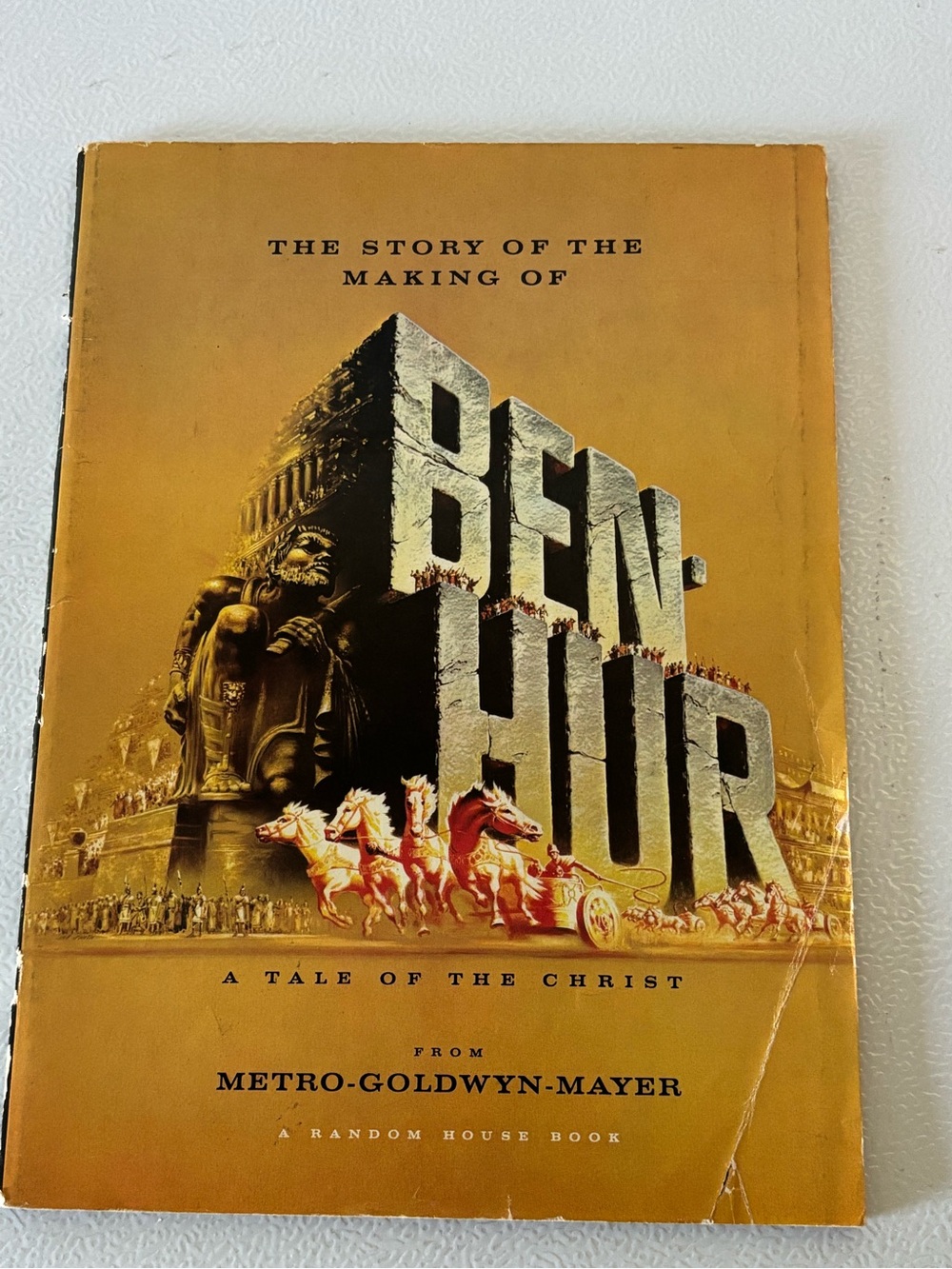 Ben-Hur Vintage Gold Book Cover Decorative Print